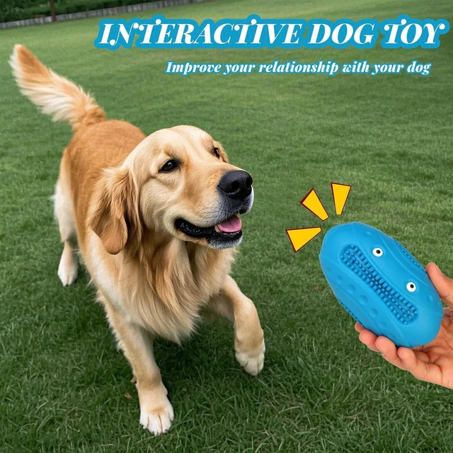 Alt view image 7 of 7 - Indestructible Chew Toys for Aggressive Chewers - Durable, Squeaky, Large Toys for Big Dogs (Blue)