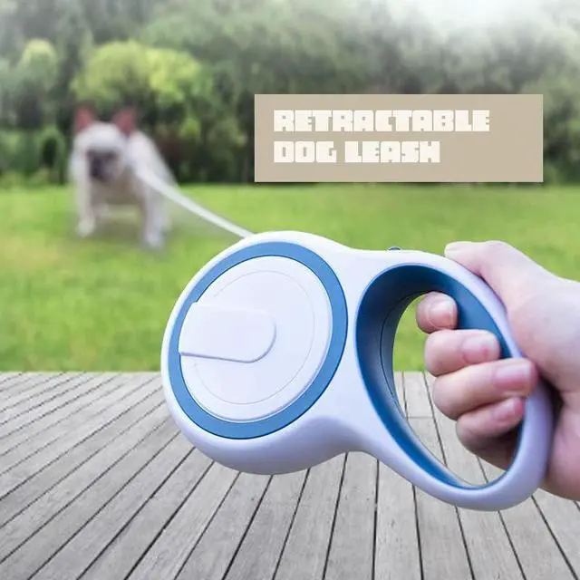 Alt view image 6 of 6 - Retractable Dog Leash, 10 ft Dog Leash for Small to Medium Dogs Up to 33 lbs, Long Dog Leash, Easy Single Lock-Release Button and Ergonomic Handle, Heavy Duty Tangle-Free Leash