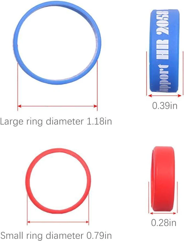 Alt view image 7 of 7 - 40 Pack Professional Silicone Hair Clipper Bands Barber Clipper Grips Hair Trimmer Bands Barber Clipper Sleeves Hair Clipper Attachments for Home, Hair Salon and Barber Shop