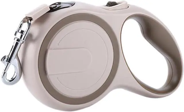 Main image of Retractable Dog Leash,16ft Dog Walking Leash (Khaki | Strong Nylon Tape And Anti Slip Handle One-Handed Brake No Tangle For Small Dogs Up To 44lbs.