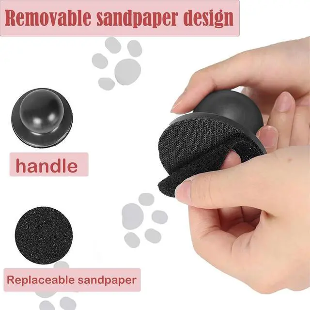 Alt view image 3 of 6 - Dog Nail File with 9 Replaceable Filing Discs Dog Scratch Board for Safe and Convenient Nail Care Dog Nail Scratch Board Keep Your Dog and Cat's Nails Smooth