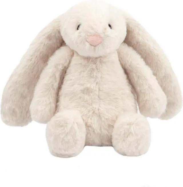 Main image of Bunny Buddy Squeaky Plush Dog Toy - Beige, Medium | Soft Plush, Squeaks & Crinkles, Perfect for Moderate Chewers, Toss & Fetch Play, Stress & Anxiety Reliever, Ideal Gift Toy