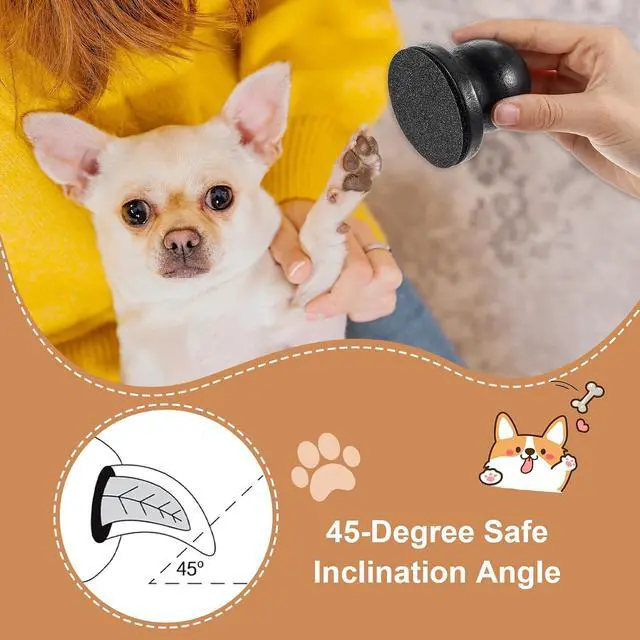 Alt view image 4 of 7 - Dog Nail File with 6Pcs Replaceable Filing Disc, Dog Scratch Board for Safe and Easy Nail Care, Dog Nail Scratch Board Ensures Smooth and Healthy Nails for Dogs and Cats