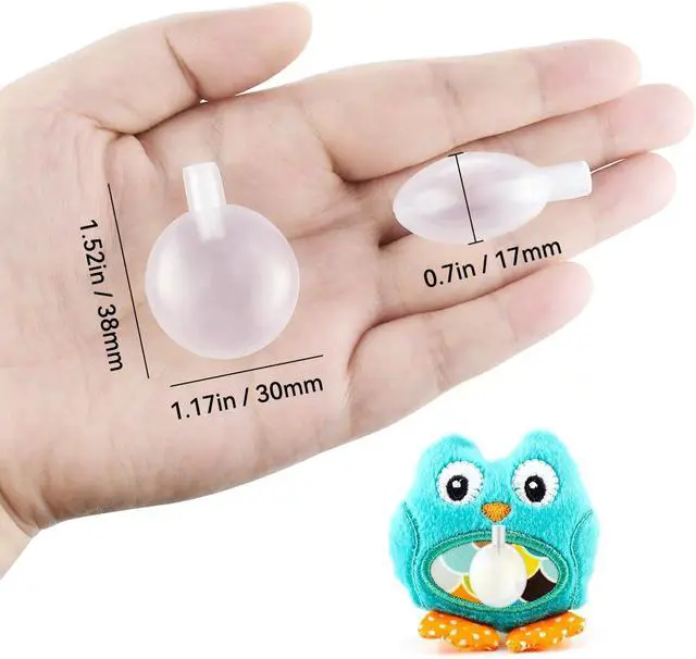 Alt view image 2 of 7 - 50pcs Squeakers for Dog Toys, 30 mm Noise Maker Insert Replacement for Pet Supply Cat Toys