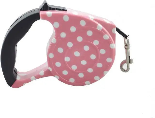 Main image of Blovess Yueton 16.5 ft Pet Dog Cat Puppy Retractable Leash Traction Rope Walking Lead Leash (Pink)