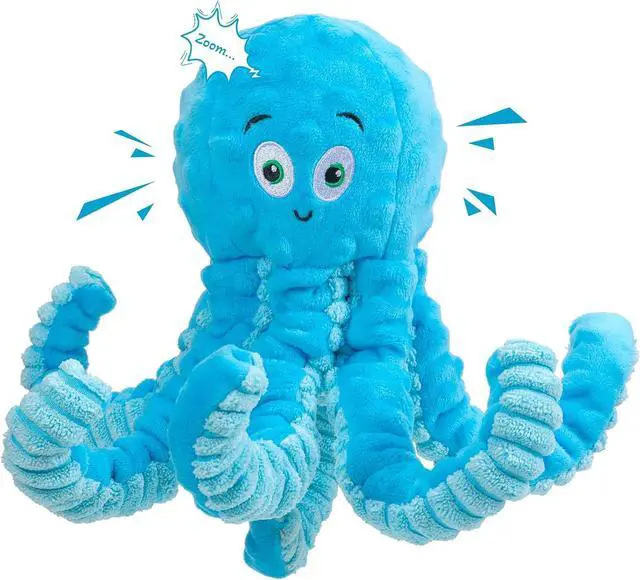 Main image of Dog Toys for Aggressive Chewers Indestructible Squeaky Dog Toys Octopus-Tug of War Dog Toys for Large Breed Tough Interactive Stuffed Dog Chew Toys for Puppies Small & Large Dogs
