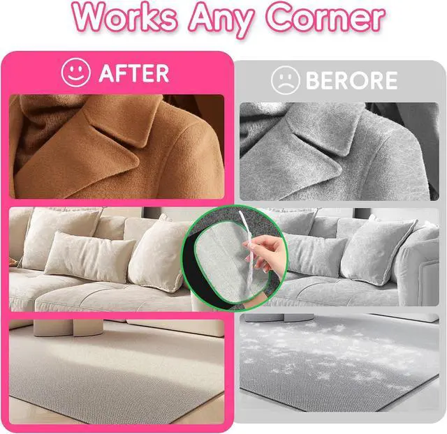 Alt view image 6 of 7 - Pet Hair Removal Glove,Five-Finger Magic Brush Electrostatic Mitt | Pet Hair Remover Tool for Dog & Cat, Reusable Pet Hair Gloves Pet Grooming Needs, Fur Remover for Couch & Clothing