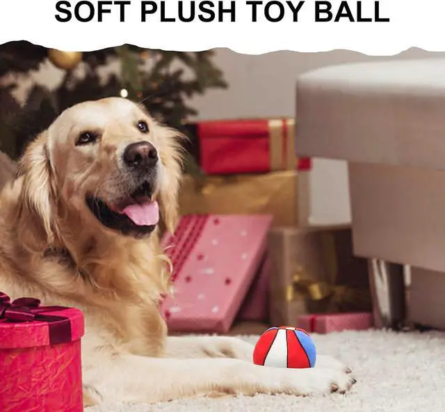 Alt view image 4 of 6 - Dog Toys Balls - Chewable Plush Basketball for Dogs, Soft Pet Ball | Squeaky Dog Ball Stuffed with Fluffy, Durable Indoor Outdoor Dog Puzzle Toy, Birthday Festival for Puppy Small Medium Breeds
