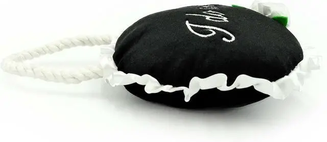 Alt view image 3 of 7 - Wedding Toy Cute Plush - I Do Too Wedding Sign | Dog Squeaky Toy to Keep Them Busy, for Small, Medium, & Large Dogs, Pet Products, Gift for All Breeds, 2 Round Squeakers