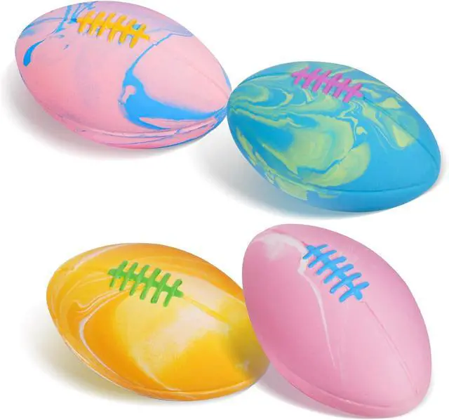 Alt view image 2 of 7 - Dog Squeaky Toy Balls, Interactive Squeak Puppy Balls for Fetch Play, Latex Rubber Pet Toy for Puppies Mini Breed Small Dogs