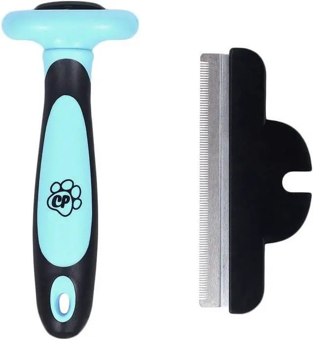 Alt view image 2 of 6 - Pet Grooming Brush for Shedding, Long & Short Hair, Reduces Shedding by More Than 95%, Professional Deshedding Tool for Dog & Cat, Black