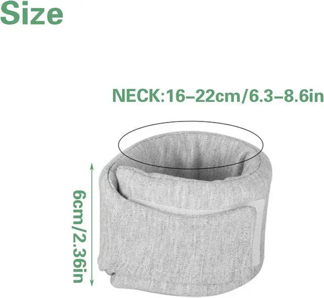 Alt view image 2 of 6 - Cat Neck Brace, Adjustable Breathable Elizabethan Collar for Pet After Surgery Recovery Cat Neck Cervical Cone for Small Dogs Puppies Kittens with Neck Circumference 6.3-8.6 Inch (X-Small,Grey)