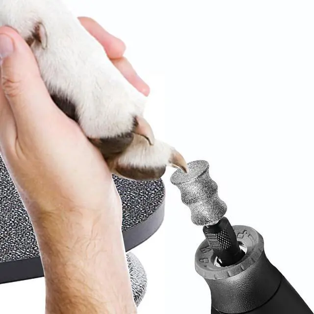 Alt view image 4 of 5 - Nail Diamond bits for Dremel - Dog Nail Grinder Attachment for Large Medium Small Dogs - 1/8" Pet Nail Grinder Wheel Work with Dremel for Pet Nail Care (A