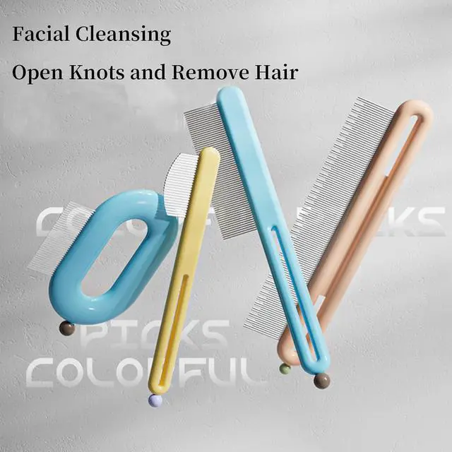 Alt view image 7 of 7 - Pet Eye Comb for Small Dogs Cats Face Eye Gunk Removal Tool (Pink) | Precision Tear Stain Comb, Fit Yorkie, Shih Tzu, Maltese, Maltipoo, Pomeranian , Puppy Starter Kit , Pet Supplies