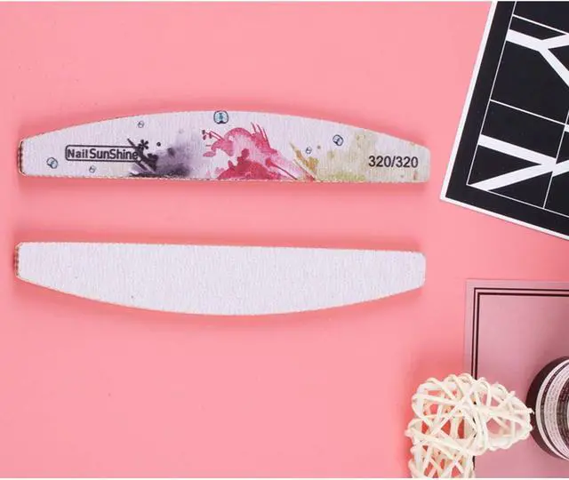 Alt view image 7 of 7 - 6 PCS Different Grit Nail Files and Buffers, Flower Pattern | Emery Board (80-320 Grit) Professional Manicure Tools for Home and Salon Use