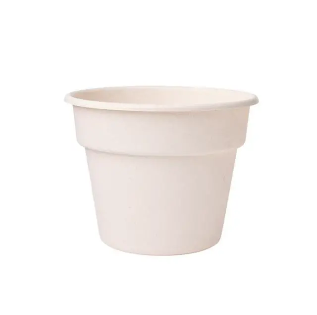 Alt view image 2 of 5 - Mainstays Flint Round Resin Planter, Vanilla Dream, 10.5 in H x 13.5 in W x 10.5 in L