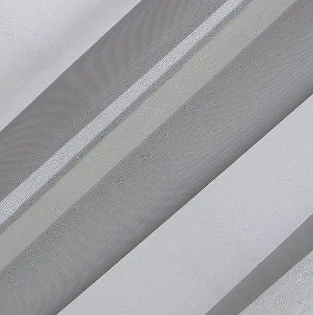 Alt view image 5 of 6 - Mainstays Marjorie 1-Piece Sheer Voile Rod Pocket Curtain Panel, 59"x108", Grey