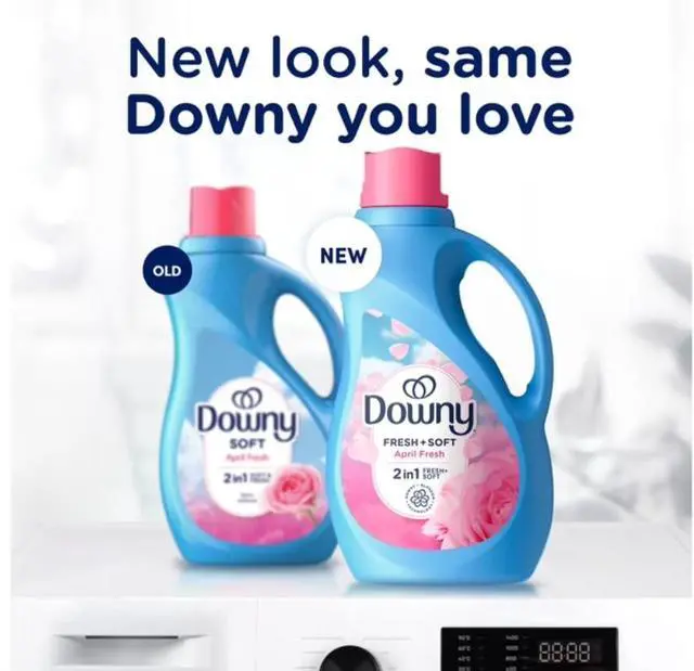 Alt view image 5 of 6 - Downy Liquid Fabric Softener, April Fresh Scent, 77 fl oz, 105 Loads