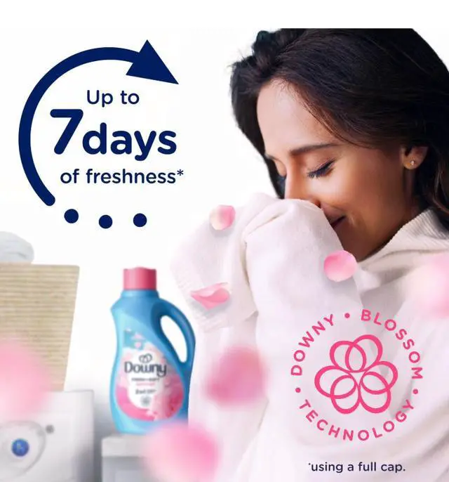 Alt view image 4 of 6 - Downy Liquid Fabric Softener, April Fresh Scent, 77 fl oz, 105 Loads