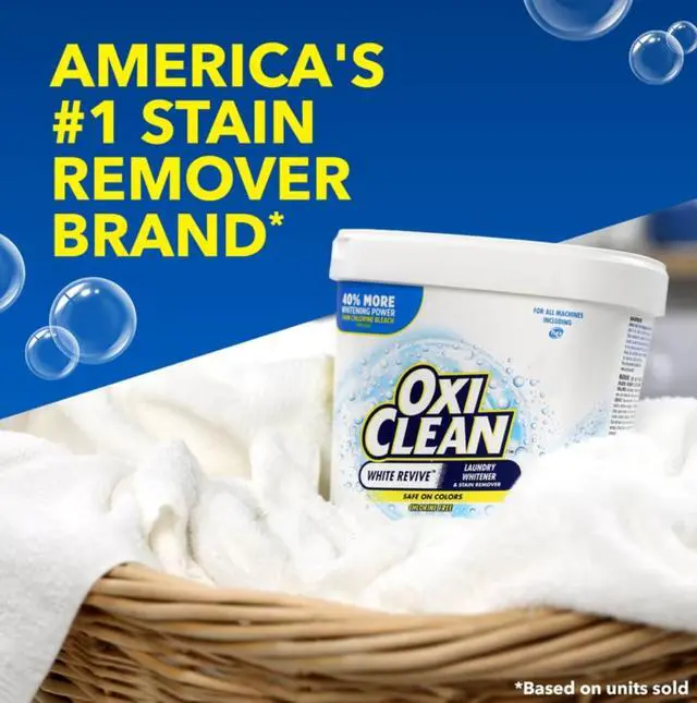 Alt view image 6 of 7 - OxiClean White Revive Laundry Whitener and Laundry Stain Remover Powder, 3 lb