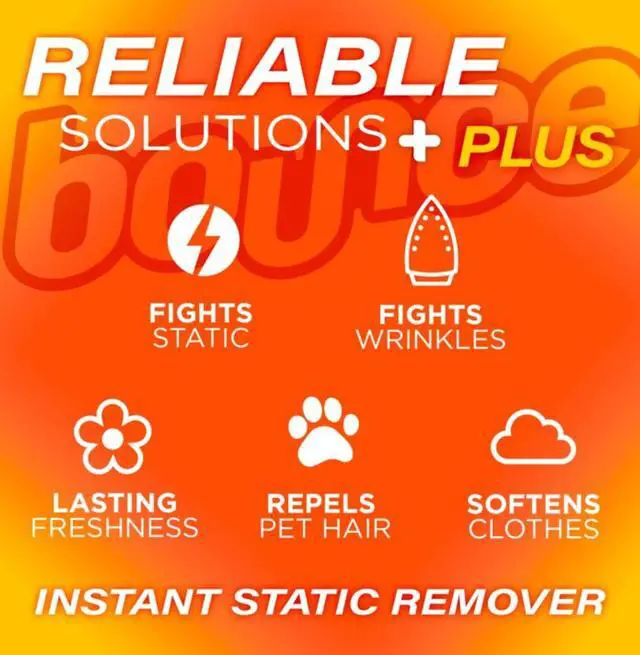 Alt view image 7 of 7 - Bounce Rapid Touch-Up 3 in 1 Static Remover, Wrinkle Releaser, Fabric Refreshing Odor Eliminator, Fresh Scent, 9.7 oz