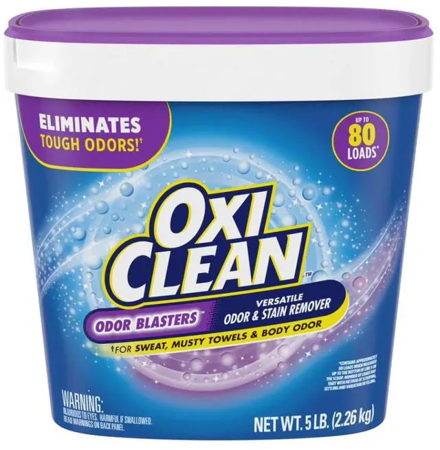 Alt view image 2 of 5 - OxiClean Odor Blasters Versatile Odor and Laundry Stain Remover Powder, 5 lb