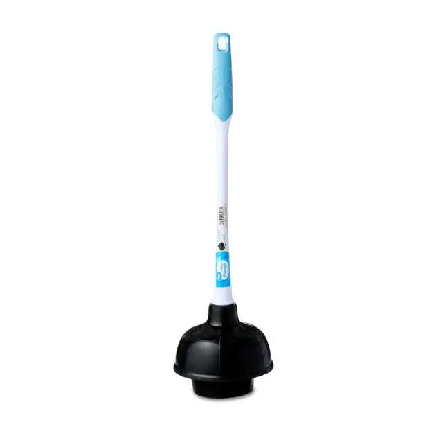 Alt view image 3 of 3 - Great Value Deluxe Toilet Plunger with 16-in Ergonomic Plastic Handle, 1 Each