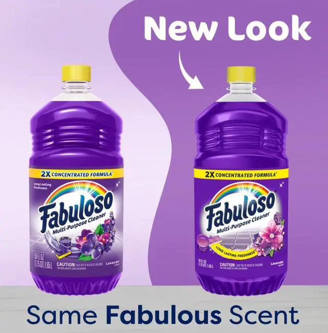 Alt view image 3 of 6 - Fabuloso 2X Multi-Purpose Cleaner, No Rinse Floor Cleaner, Lavender Scent, 56 fl oz