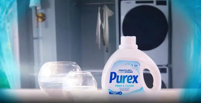 Alt view image 5 of 7 - Purex Free & Clear Liquid Detergent, Sensitive Skin, 150 fl oz, 115 loads
