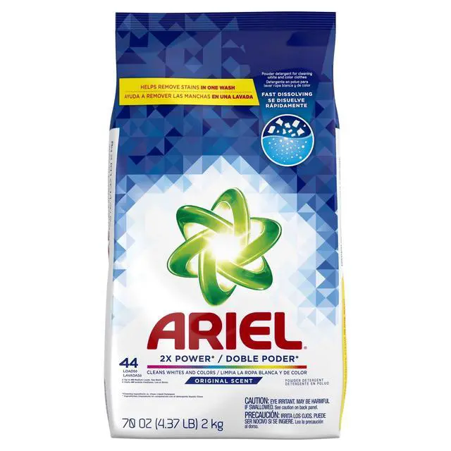 Alt view image 2 of 7 - Ariel Laundry Detergent Powder, Original Scent, 70 oz, 44 Loads