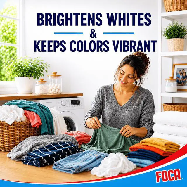 Alt view image 4 of 7 - Foca Powder Laundry Detergent for Tough Stains, Enzyme Formula, 4.40 lbs