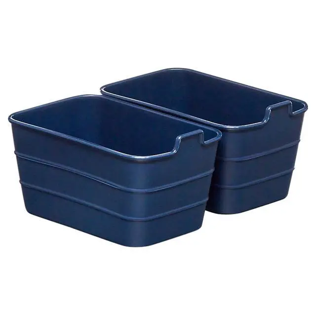 Alt view image 3 of 6 - Mainstays 5-Piece Flexible Plastic Drawer Organizer Set, Assorted Colors