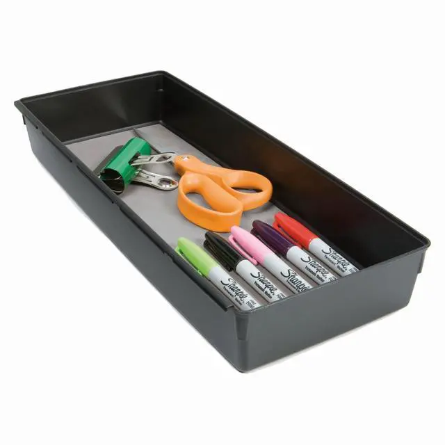 Alt view image 5 of 6 - Rubbermaid, Drawer Organizer, Gray, 6 x 15 x 2 inches