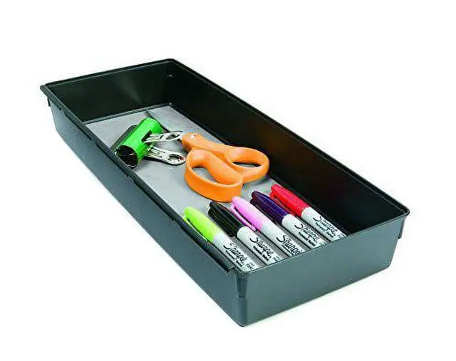 Alt view image 4 of 6 - Rubbermaid, Drawer Organizer, Gray, 6 x 15 x 2 inches