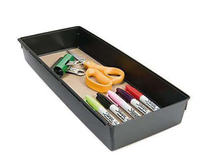Main image of Rubbermaid, Drawer Organizer, Gray, 6 x 15 x 2 inches