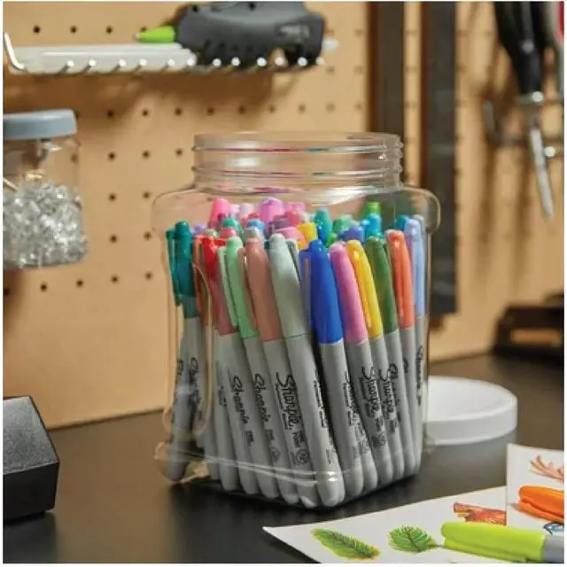 Alt view image 3 of 7 - (2 pack) Mainstays 2-Quart Plastic Clear Canister with White Twist-Top Lid (1 Each) 4.85" x 4.73" x 7.30", A Practical Choice for Pantry Organization and Food Storage