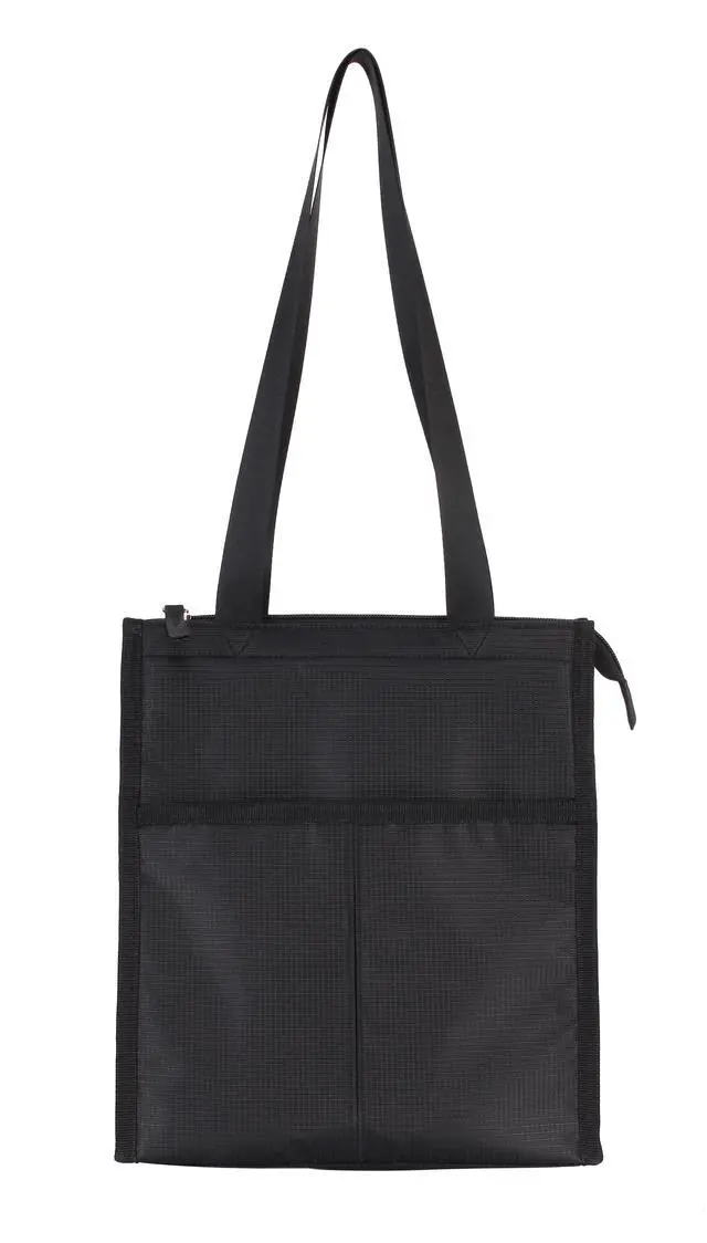Alt view image 3 of 5 - Mainstays Black Polyester Zippered Reusable Lunch Bag, 7.5 L
