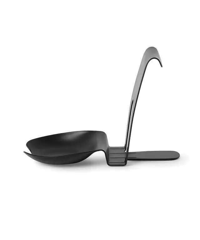 Alt view image 4 of 6 - Mainstays Spoon Rest and Pot Lid Holder Black Metal