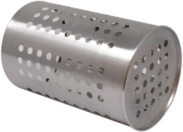 Alt view image 3 of 5 - Mainstays Utensil Holder, Stainless Steel Kitchen Utensil Organizer for Countertop Storage