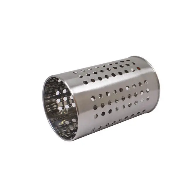 Alt view image 4 of 5 - Mainstays Utensil Holder, Stainless Steel Kitchen Utensil Organizer for Countertop Storage