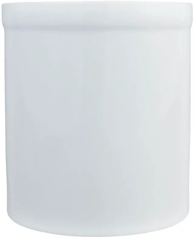 Alt view image 2 of 4 - Mainstays Glazed Stoneware Kitchen Utensil Holder, Ceramic Countertop Utensil Crock for Spoons, Spatulas and Cooking Tools, White
