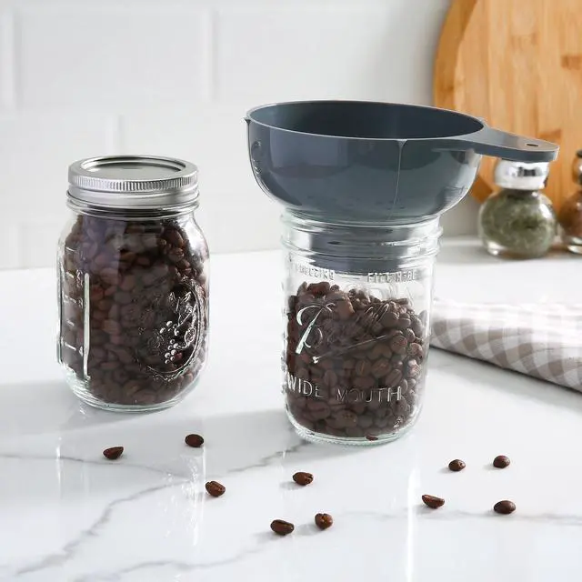 Alt view image 5 of 6 - Mainstays Plastic Canning Funnel for Mason Jars, Home Canning Essentials, Gray