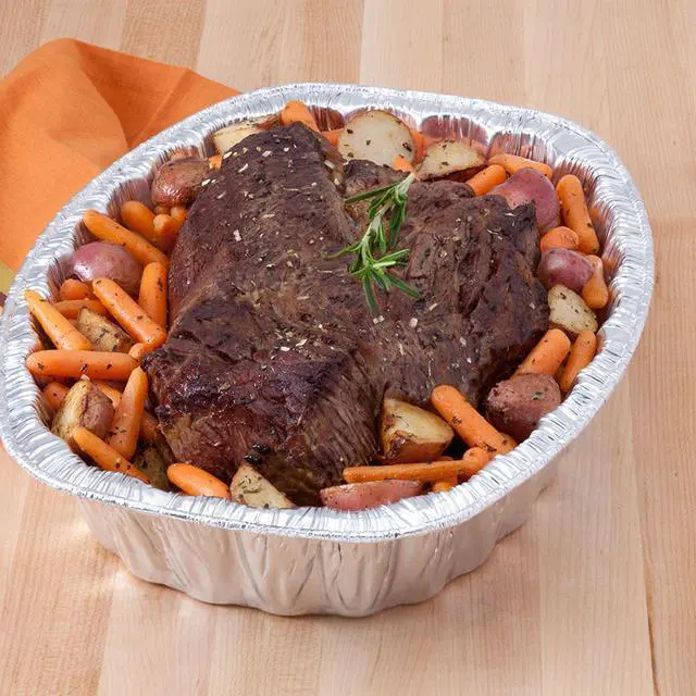 Alt view image 5 of 5 - Handi-Foil Super King Aluminum Extra Deep Oval Roaster Pan, 1 Count