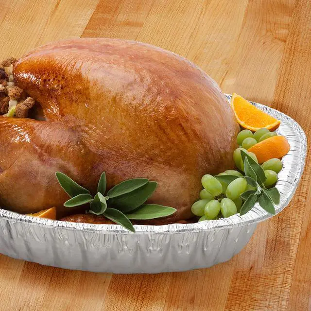Alt view image 4 of 5 - Handi-Foil Super King Aluminum Extra Deep Oval Roaster Pan, 1 Count
