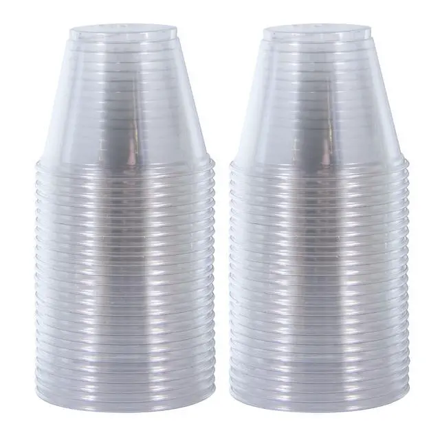 Alt view image 4 of 6 - Solo Party Disposable Plastic Cups, Clear, 9 oz, 50 Count