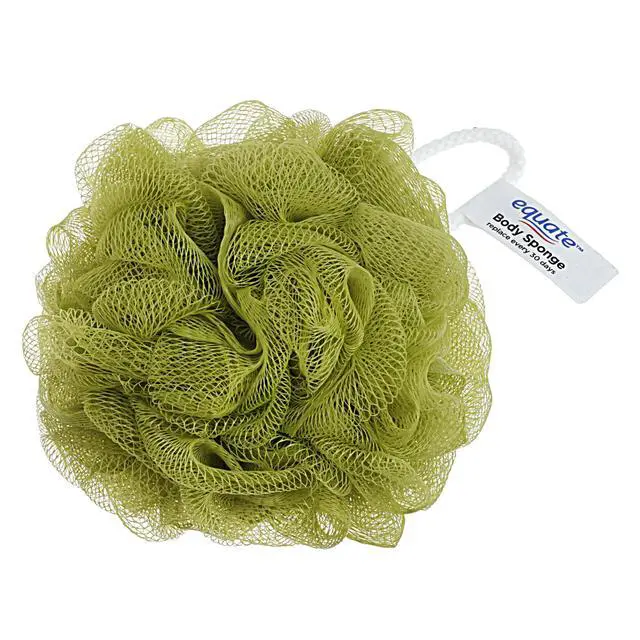 Alt view image 2 of 6 - (5 pack) Equate Body Sponge, Color May Vary