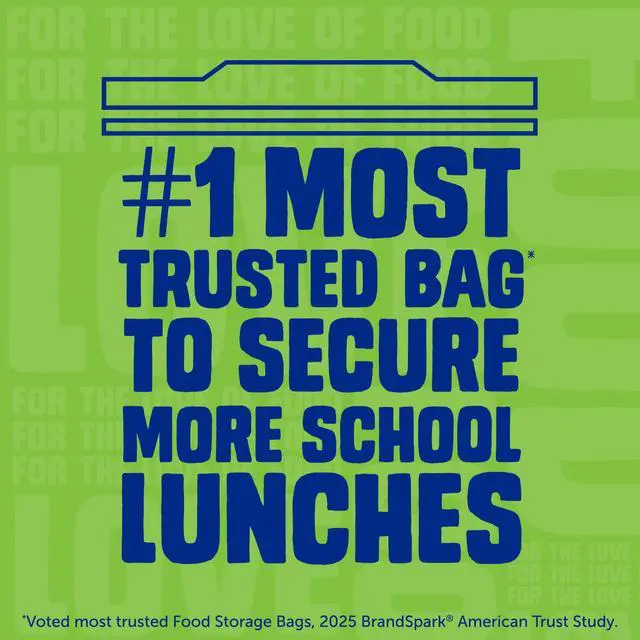 Alt view image 2 of 6 - Ziploc Sandwich Bag For Food Storage, School Supplies, Grip 'n Seal Technology, Zipper, 200 Count