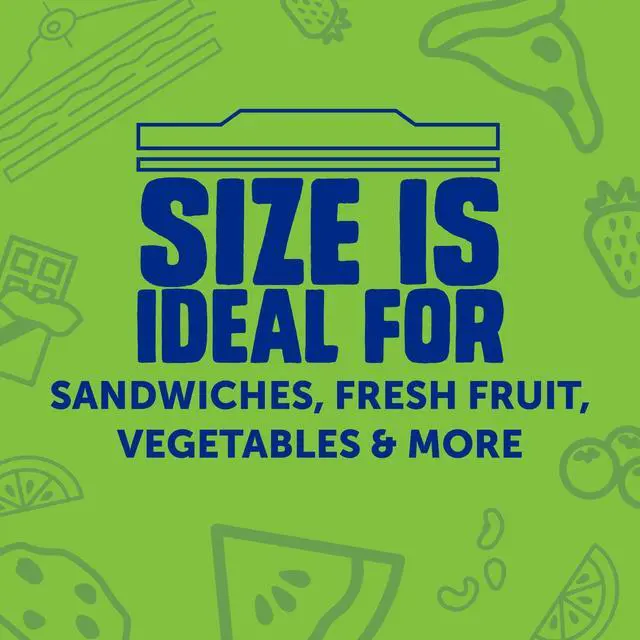 Alt view image 6 of 6 - Ziploc Sandwich Bag For Food Storage, School Supplies, Grip 'n Seal Technology, Zipper, 200 Count