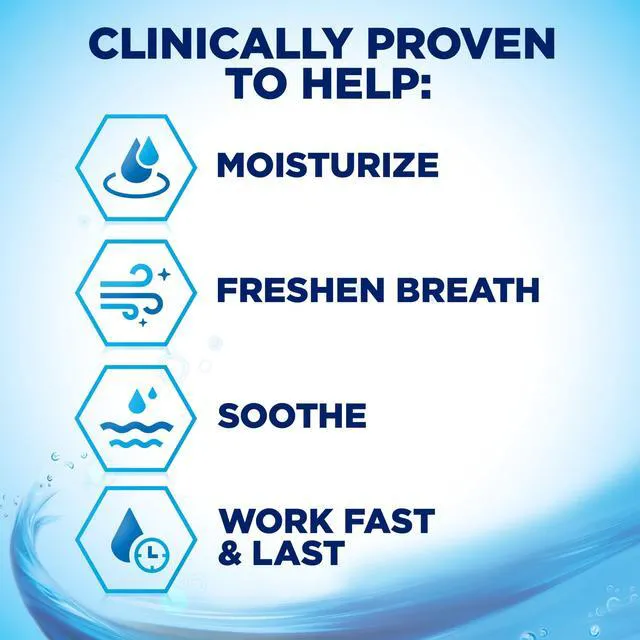 Alt view image 2 of 5 - Biotene Oral Rinse Moisturizing Mouthwash for Dry Mouth Relief, Mint, for Children & Adults 16 Fl Oz