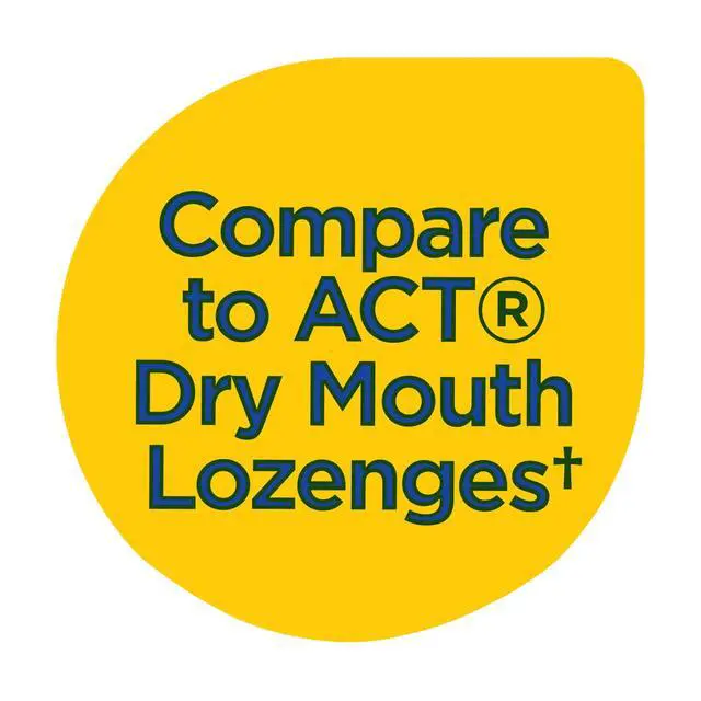 Alt view image 5 of 5 - Equate Sugar-Free Dry Mouth Relief Lozenges, Peppermint, 2.5 oz, 36 Count